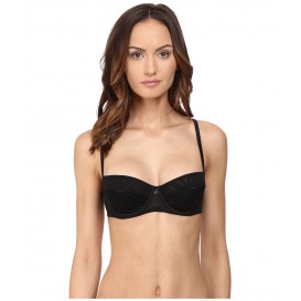 Emporio Armani Sexy Satin and Lace Not Padded Balconette Bra